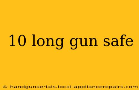 10 long gun safe