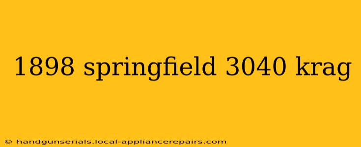 1898 springfield 3040 krag