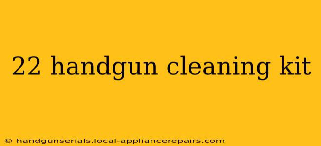 22 handgun cleaning kit