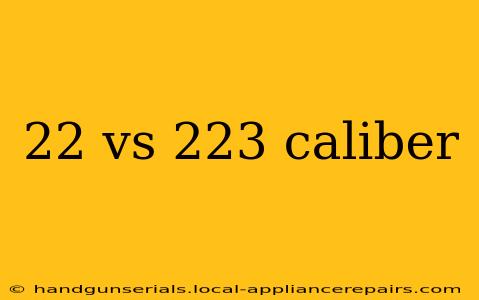 22 vs 223 caliber