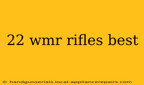 22 wmr rifles best