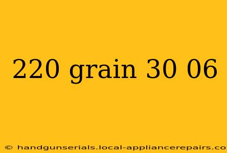 220 grain 30 06