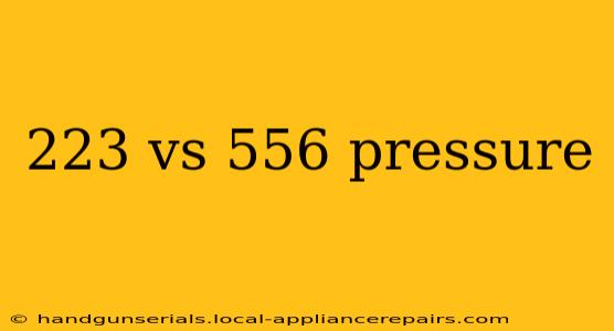 223 vs 556 pressure