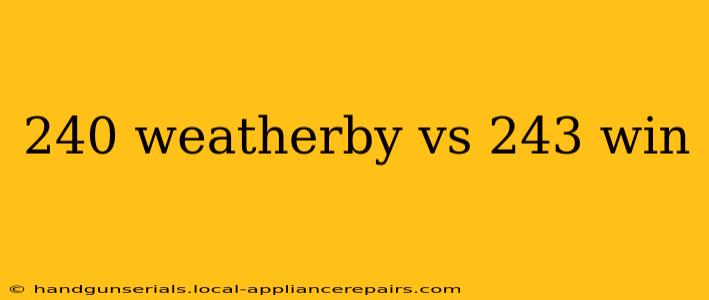 240 weatherby vs 243 win