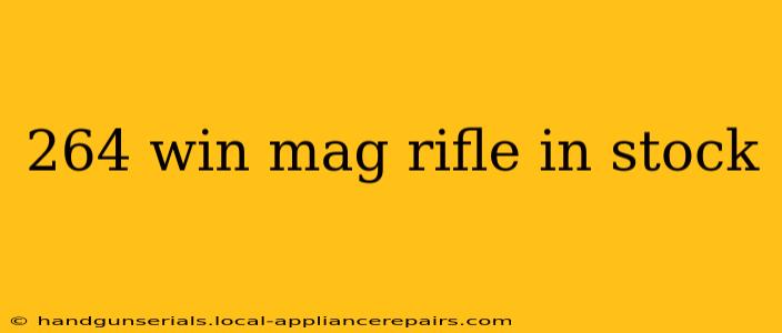 264 win mag rifle in stock