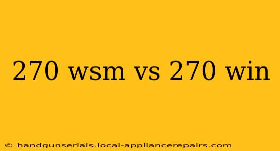 270 wsm vs 270 win