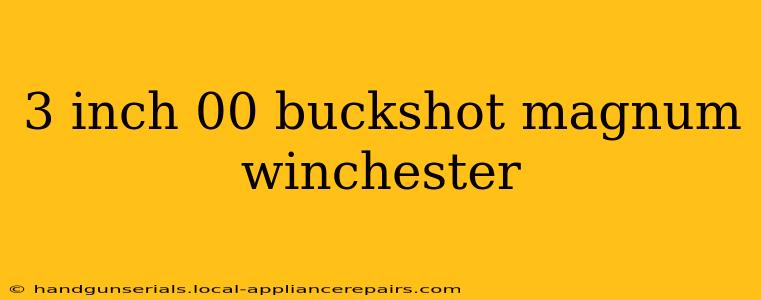 3 inch 00 buckshot magnum winchester