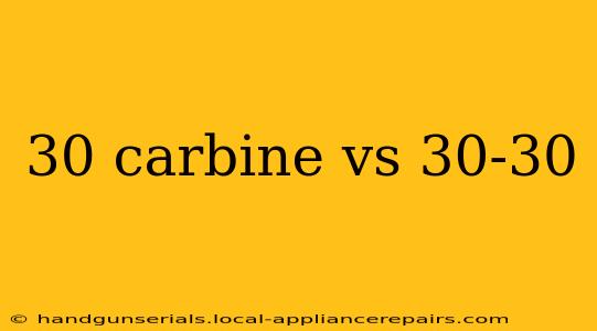 30 carbine vs 30-30