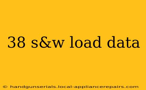 38 s&w load data