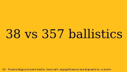 38 vs 357 ballistics