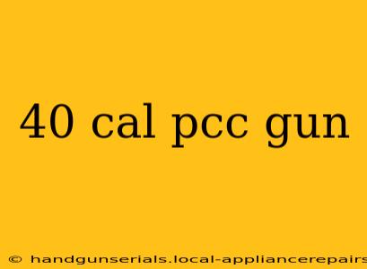 40 cal pcc gun