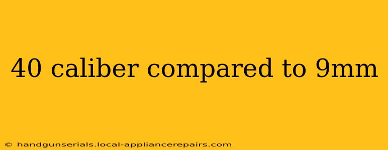 40 caliber compared to 9mm