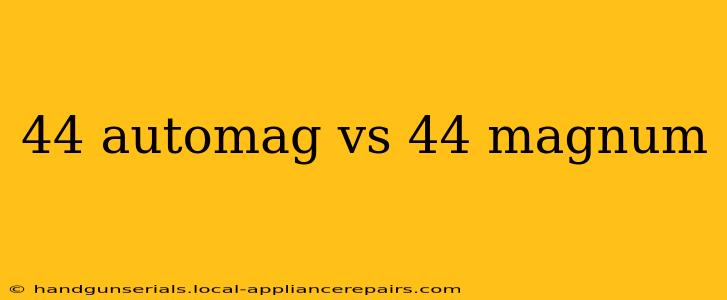 44 automag vs 44 magnum