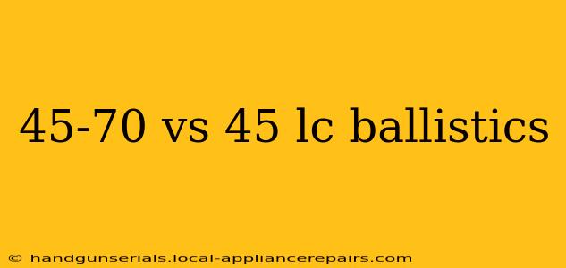 45-70 vs 45 lc ballistics