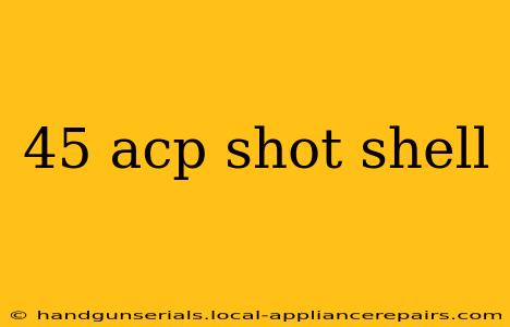 45 acp shot shell