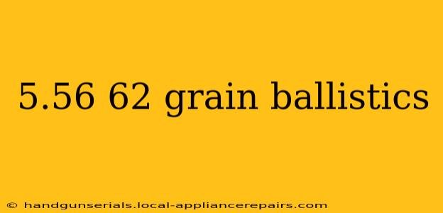 5.56 62 grain ballistics