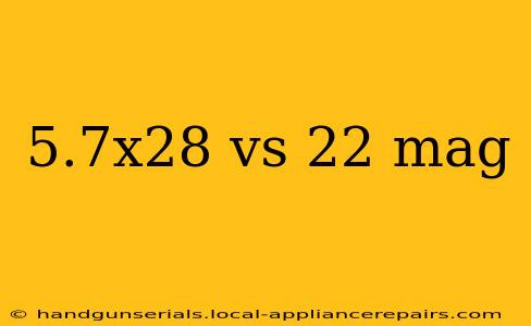 5.7x28 vs 22 mag