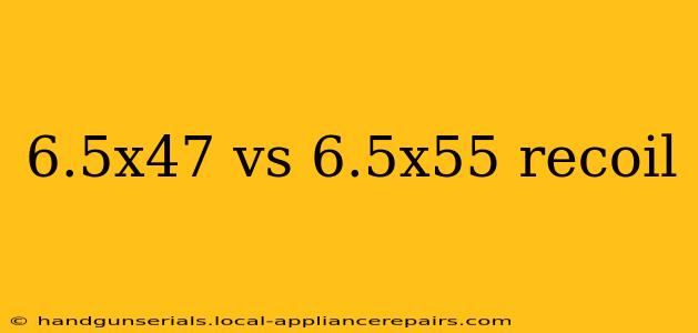 6.5x47 vs 6.5x55 recoil