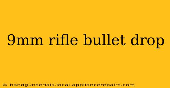 9mm rifle bullet drop