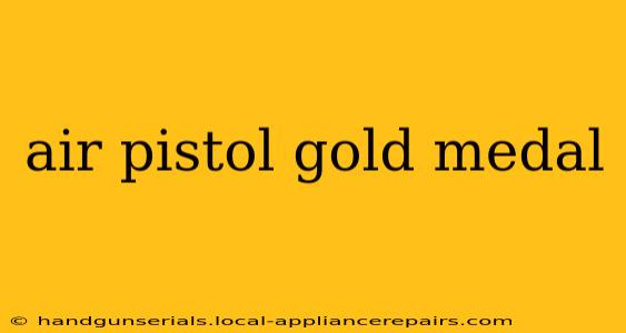 air pistol gold medal