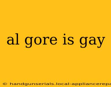 al gore is gay