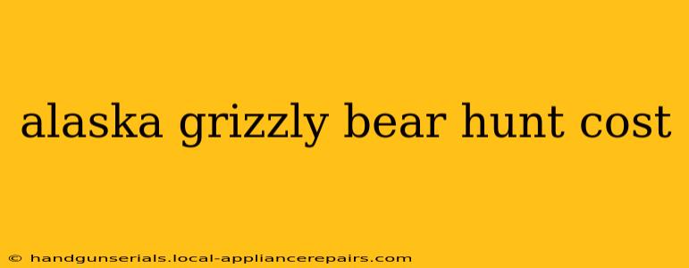 alaska grizzly bear hunt cost