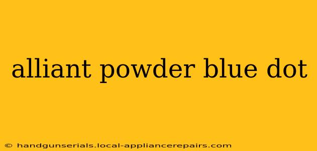 alliant powder blue dot