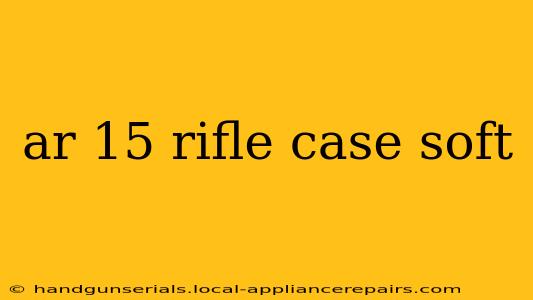 ar 15 rifle case soft