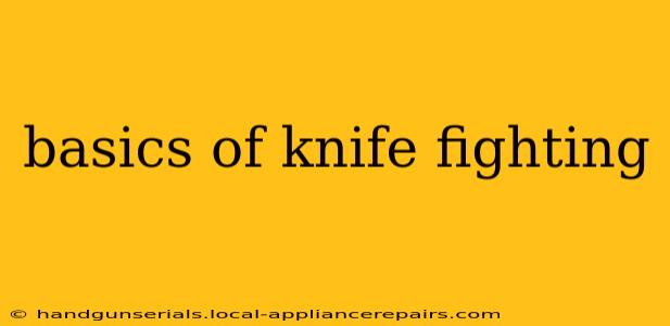 basics of knife fighting