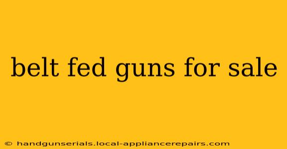 belt fed guns for sale