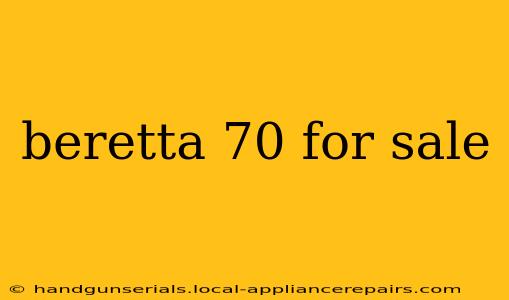 beretta 70 for sale