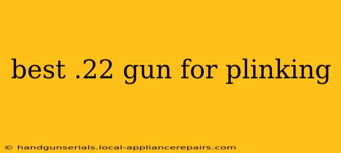 best .22 gun for plinking