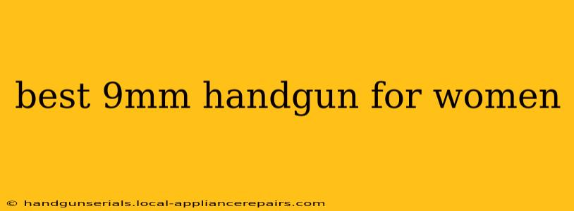 best 9mm handgun for women