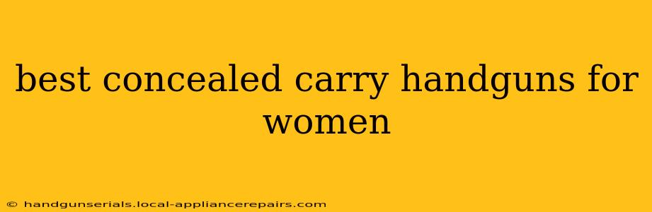 best concealed carry handguns for women