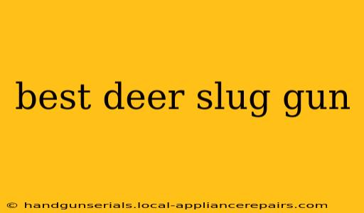 best deer slug gun