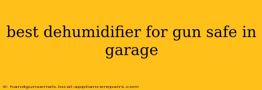 best dehumidifier for gun safe in garage