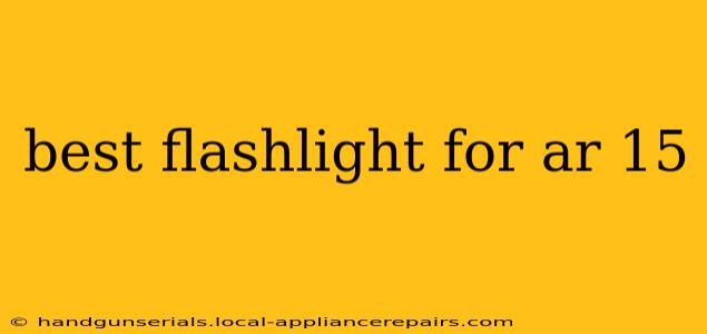 best flashlight for ar 15