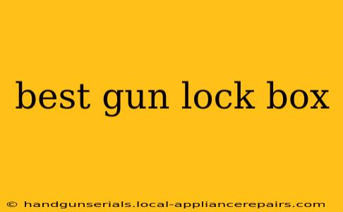 best gun lock box