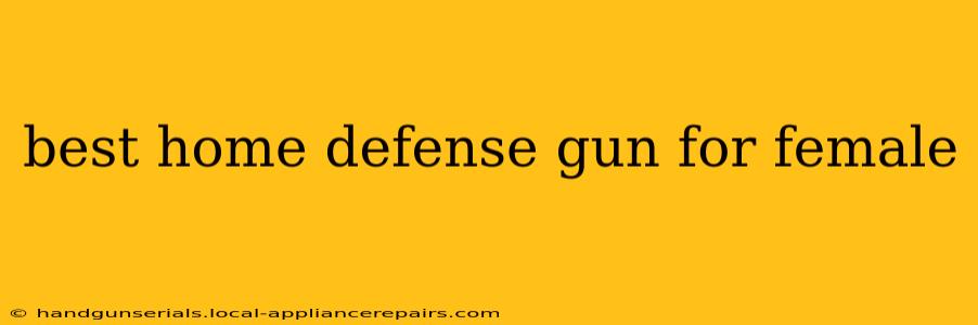 best home defense gun for female