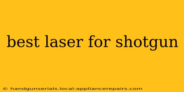 best laser for shotgun