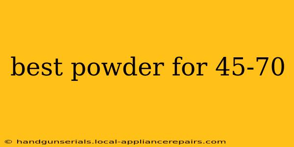 best powder for 45-70