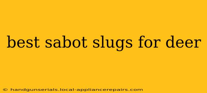 best sabot slugs for deer