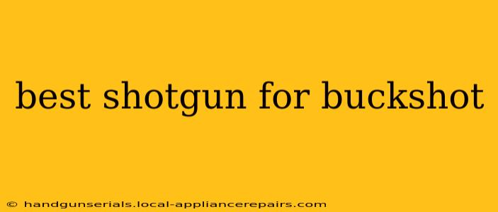 best shotgun for buckshot