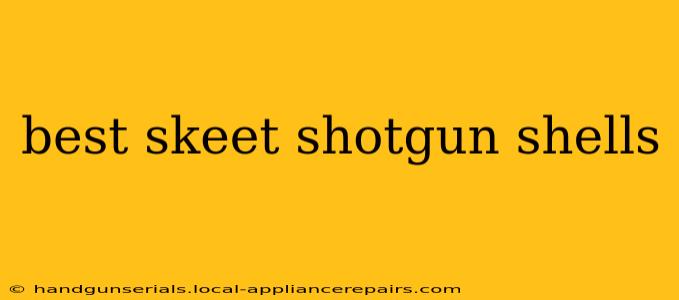 best skeet shotgun shells