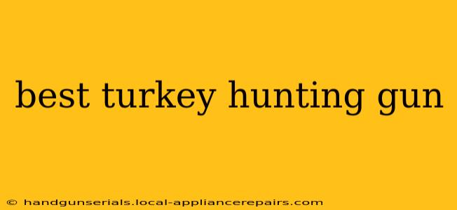 best turkey hunting gun