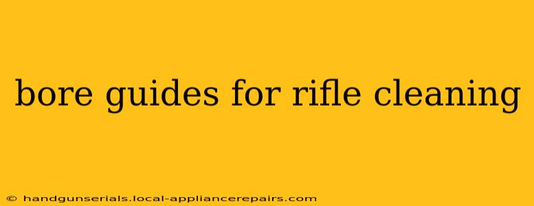 bore guides for rifle cleaning