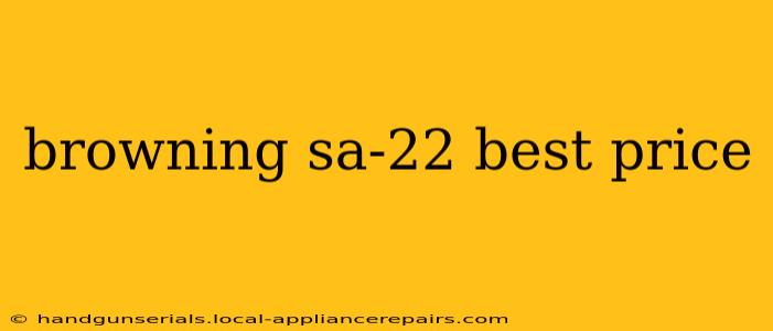 browning sa-22 best price