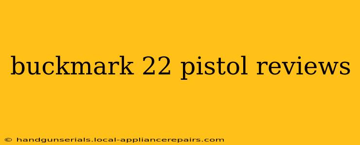 buckmark 22 pistol reviews