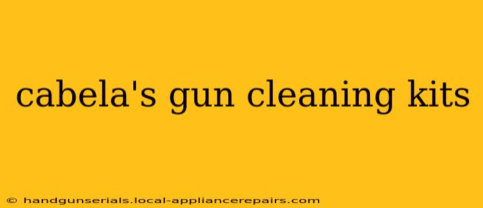 cabela's gun cleaning kits