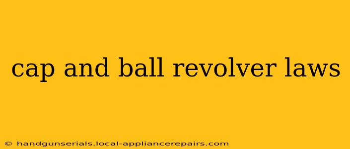 cap and ball revolver laws